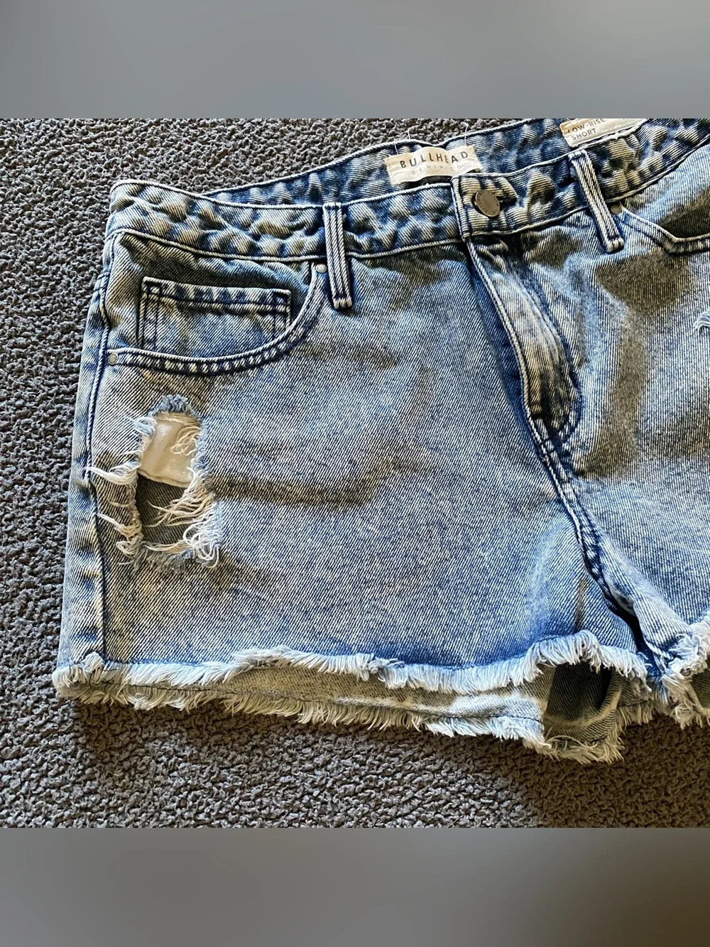 Bullhead Denim Co distressed denim jean shorts